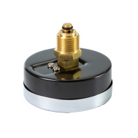 термоманометр Tervix Pro Line 80/0-4 бар, 0-120 С аксіальний, з монтажним клапаном 1/2"