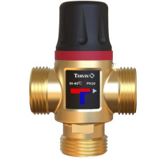 Термостатичний змішувальний клапан Tervix Pro Line TMV, G1" діапазон темп. 20-55C, Kvs 2,5