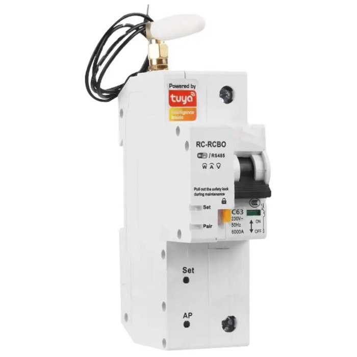 Умный автоматический выключатель Tervix Pro Line WiFi Circuit Breaker, 10A