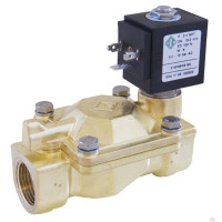 электромагн. 21W5KB350 ЧП, 1 1/4", Тмакс. =90С, Рвх-Рвих=0,2-10ат, 220В