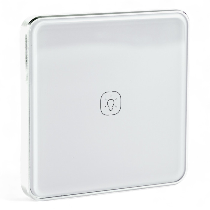 Розумний сенсорний вимикач Tervix Pro Line ZigBee Touch Switch (1 клавіша), без нуля