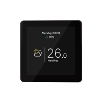 Кімнатний сенсорний термостат з WiFi управлінням Tervix Pro Line WiFi TouchScreen Thermostat (котел), чорний