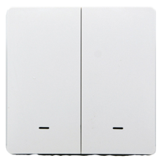 Умный клавишный выключатель Tervix Pro Line ZigBee Push Switch (2 клавиши), без нуля