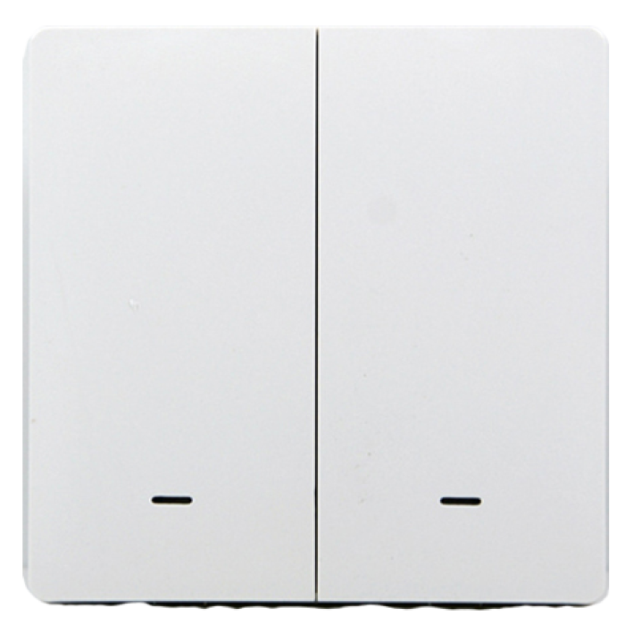 Розумний клавішний вимикач Tervix Pro Line ZigBee Push Switch (2 клавіші), без нуля
