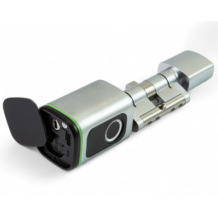 Розумний замок Bluetooth на сердечник для дверей Tervix Pro Line Smart door Lock BT