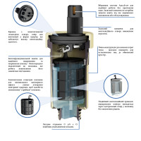 Автоматичний розповітрювач PrimoVent G3/8" з Aquastop латунь
