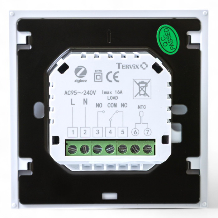 Термостат з ZigBee управлінням Tervix Pro Line для газового/електричного котла