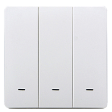 Умная клавишная кнопка-выключатель Tervix Pro Line ZigBee Push Button (3 клавиши) на батаре.