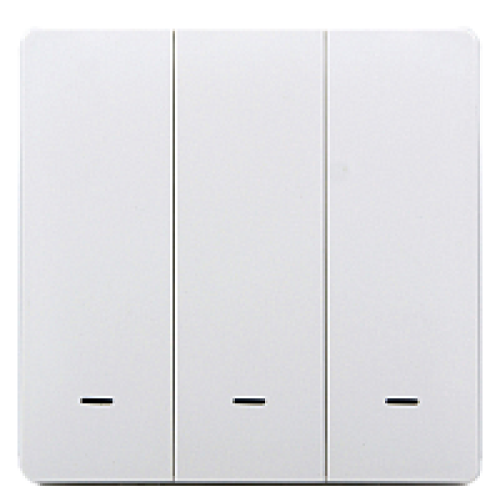 Розумна клавішна кнопка-вимикач Tervix Pro Line ZigBee Push Button (3 клавіші), на батар.