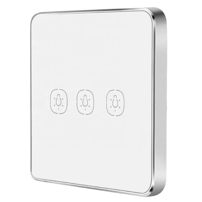 Розумний сенсорний вимикач Tervix Pro Line ZigBee Touch Switch (3 клавіші), без нуля
