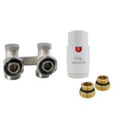 Комплект термостатический 50mm Vario Term TWINS правый, матовый черный, (TSGS0224CFK/P)