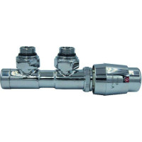Комплект Vario Term, TWINS, кутовий, лівий, Chrome, TSGS0202CFK/L