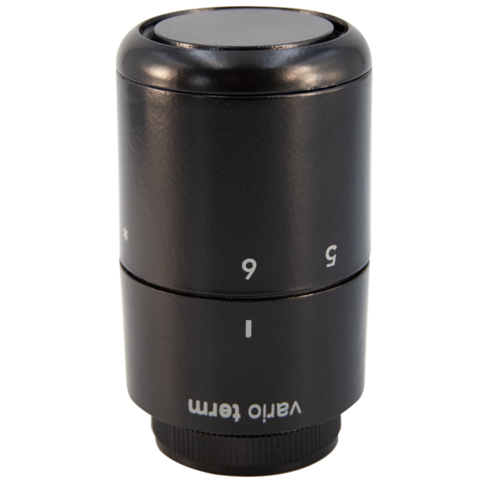 Термостатическая головка Tucan GS.10 (резьба M30x1,5), глянцевий черный, 000M665A113