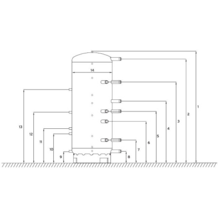 Буферная емкость VAILLANT allSTOR exclusive VPS 1000/3-7 10015127