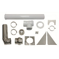 Комплект для горизонтального проходу через стіну Vaillant 80/125 мм.