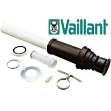 Комплект вертикального прохода через крышу Vaillant 60/100 мм (черный)(конденсат)