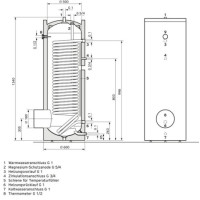 Бойлер косвенного нагрева Vaillant uniSTOR VIH RW 200 HP 0020214407