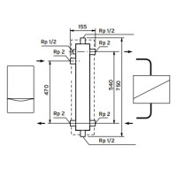 Гидрострелка Vaillant WH95 306721