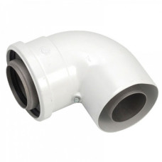 Колено концентрической трубы Vaillant 60/100 РР 87° (конденс)