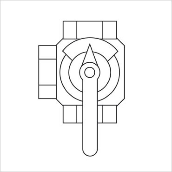 3-х ходовой клапан Vaillant VRM-3 1 1/4