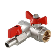 Кран шаровой Valtec с обратным клапаном и дренажом вн-вн 1/2" VT.248.N.04