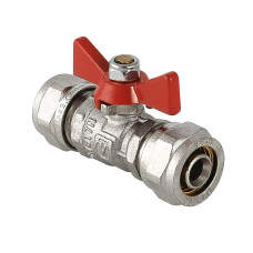 Кран шаровой Valtec с обжимным соединением 16мм VT.343.N.1616