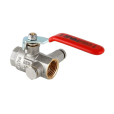 Кран шаровой Valtec с дренажом и воздухоотводчиком вн-вн 3/4" Base VT.245.N.05