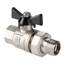 Кран шаровой Valtec усилен с полусгоном вн-нар 1" Perfect VT.327.N.06