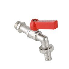 Кран шаровой водоразборный Valtec со съемным штуцером НАР 1/2" VT.051.N.04