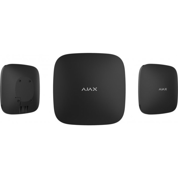 Ajax Интеллектуальная охранная централь Hub 2 Plus, gsm, ethernet, wi-fi, jeweller, беспроводная, черный
