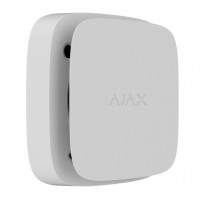 Ajax Датчик диму, температури та чадного газу, FireProtect 2 SB Heat Smoke CO Jeweler, незмінна батарея, бездротовий, білий