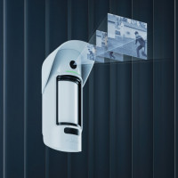 Ajax Бездротовий датчик руху з камерою та фото по запиту MotionCam Outdoor PhOD, Jeweller, білий