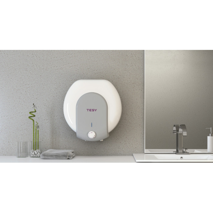 Tesy Водонагрівач електр. Bilight Compact 10A GCA 1020 L52 RC, 10л, 2кВт, монтаж над мийкою, мех. кер-ння, A, білий