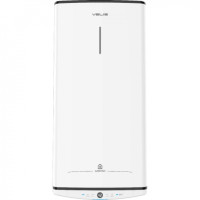 Водонагрівач електричний  Ariston VELIS PRO 100 EU плаский, слім, 100л, 2*1,5 кВт, емал. нагр. ел, ун. монтаж, ел. кер-ня, B, білий