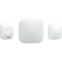 Ajax Интеллектуальная охранная централь Hub 2 Plus, gsm, ethernet, wi-fi, jeweller, беспроводная, белый