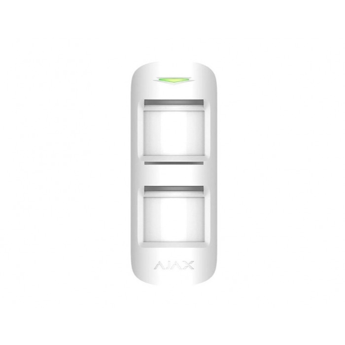 Ajax Беспроводной уличный датчик движения MotionProtect Outdoor, Jeweller, CR123A x 2 шт, белый