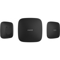 Ajax Интеллектуальная охранная централь Hub 2, модуль 4G, ethernet, jeweller, беспроводная, черный