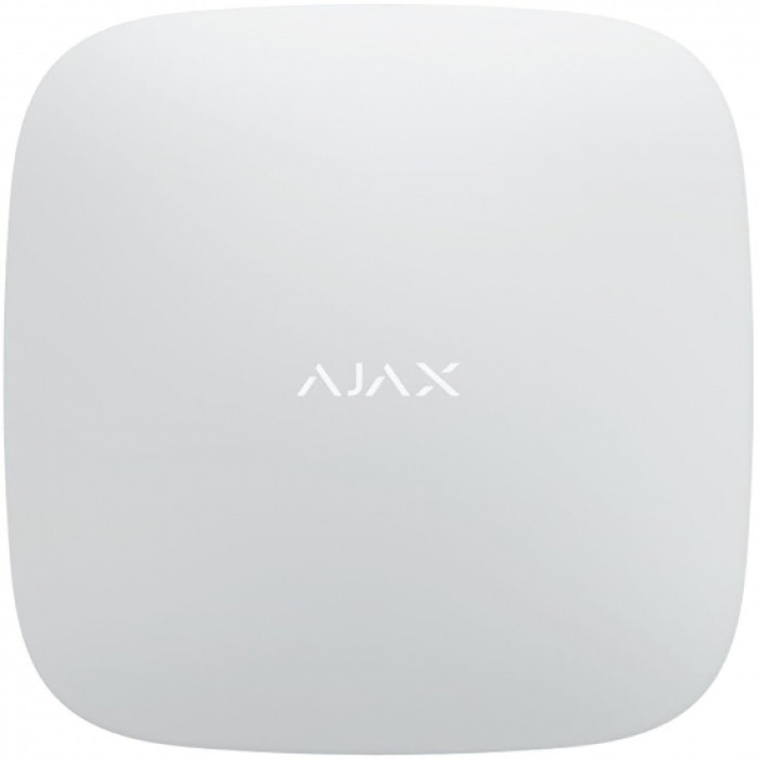 Ajax Интеллектуальная охранная централь Hub 2, модуль 4G, ethernet, jeweller, беспроводная, белый
