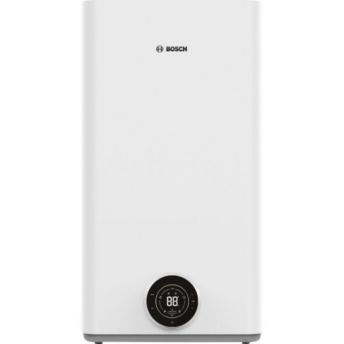 Водонагрівач електр. BOSCH плаский слім Tronic 4500, 100л, 1.5кВт, ун. монтаж, електр. кер-ння, B, білий