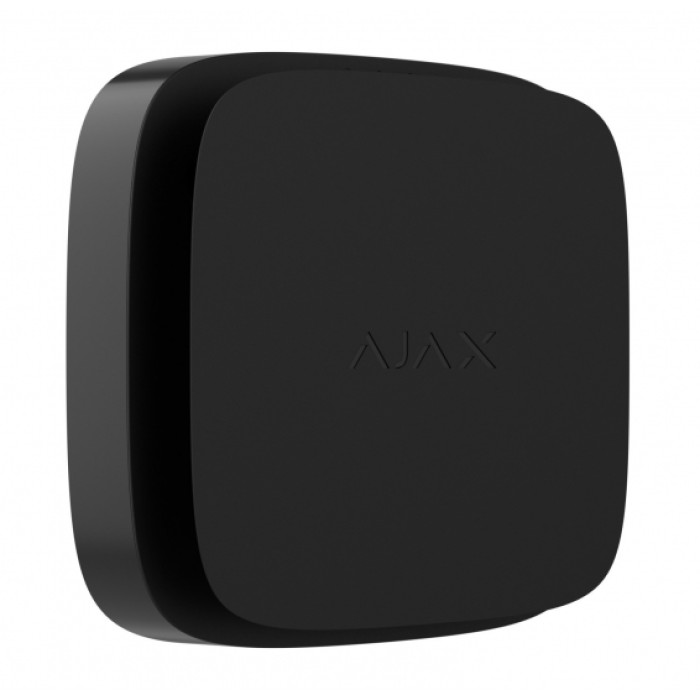Ajax Датчик диму та температури Ajax FireProtect 2 RB Heat Smoke Jeweler, змінна батарея, бездротовий, чорний