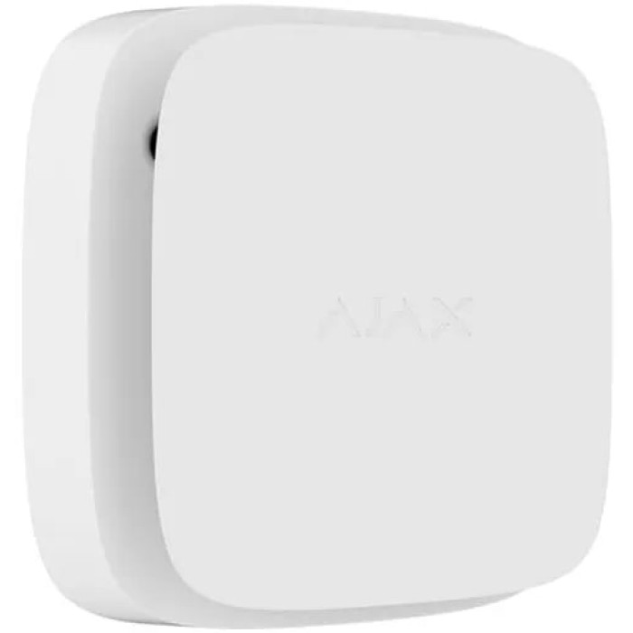 Ajax Датчик диму, температури та чадного газу FireProtect 2 RB Heat Smoke CO Jeweler, змінна батарея, бездротовий, білий