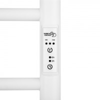ARDESTO Полотенцесушитель электрический Classik-TR K, 570х430х80мм, таймер-регулятор, сталь, белый матовый