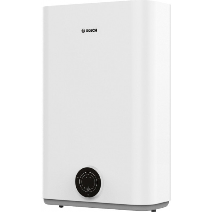 Bosch Водонагрівач електр. плаский слім Tronic 3500, 100л, 1.5кВт, ун. монтаж, електр. кер-ння, B, білий