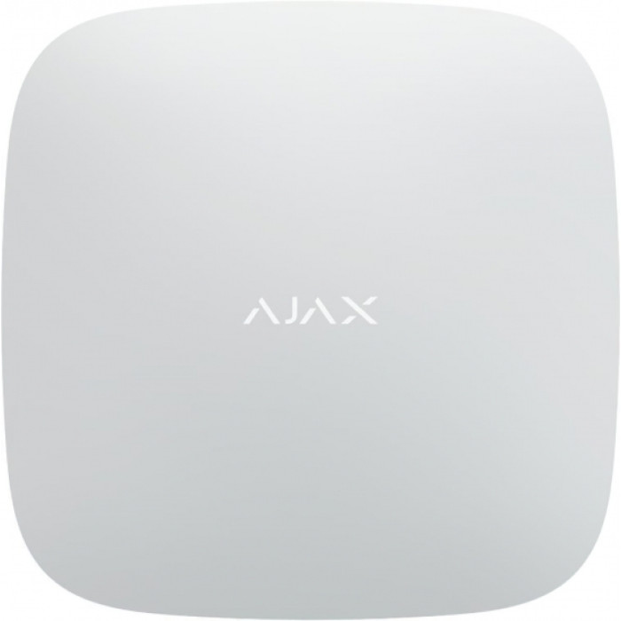 Ajax Комплект охранной сигнализации HDR StarterKit Cam Plus, hub 2 plus, motioncam HDR, doorprotect, spacecontrol, jeweller, беспроводной, белый