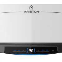 Водонагрівач електр. Ariston QUADRIS 150 WIFI FR EU прямокутний, 150л, 2,4кВт, сух. нагр. елемент, ел. кер-ня, B, Франція, білий