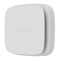 Ajax Датчик дыма и температуры FireProtect 2 RB Heat Smoke Jeweler, сменная батарея, беспроводной, белый