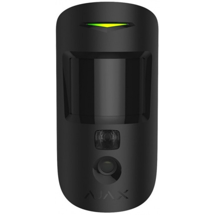 Ajax Датчик руху з камерою MotionCam, PhOD,Бездротовий, Jeweller, Чорний