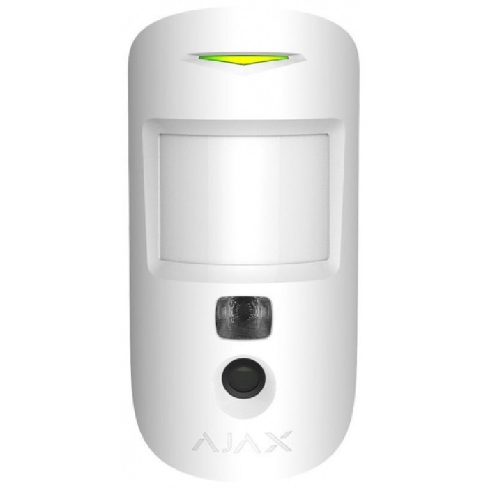 Ajax Датчик движения с камерой MotionCam, PhOD,Беспроводной, Jeweller, Белый