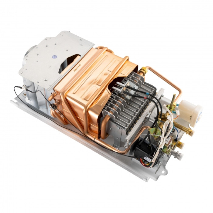 Газова колонка ARDESTO HB03 10л/хв 20кВт Low NOx  дисплей розпалювання від батарейки білий