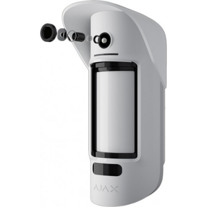 Ajax Беспроводной уличный датчик движения с фотофиксацией MotionCam Outdoor белый